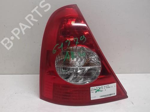 Used Left taillight RENAULT CLIO II (BB_, CB_) 1.2 16V (BB05, BB0W, BB11, BB27, BB2T, BB2U, BB2V, CB05,... (75 hp) 18228526