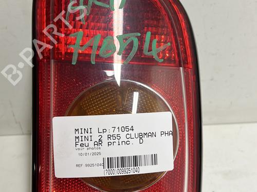 Used Right taillight MINI MINI CLUBMAN (R55) Cooper D (109 hp) 22654205