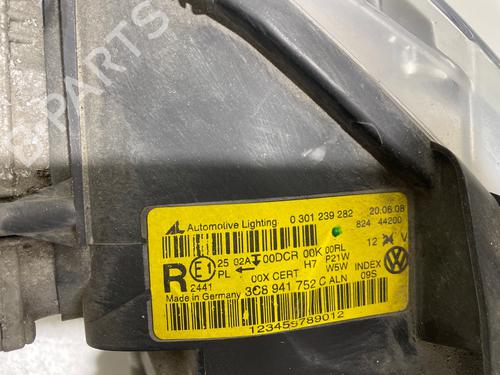 Right headlight VW PASSAT CC B6 (357) 2.0 TDI | BP39485419C29 - Image 4