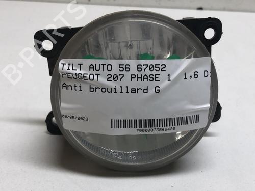 Used Left front fog light Left front fog light PEUGEOT 207 (WA_, WC_) 1.6 HDi (90 hp) 18223072 18223072