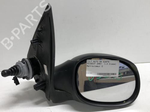 Used Right mirror PEUGEOT 206+ (2L_, 2M_) 1.4 HDi eco 70 (68 hp) 18231405