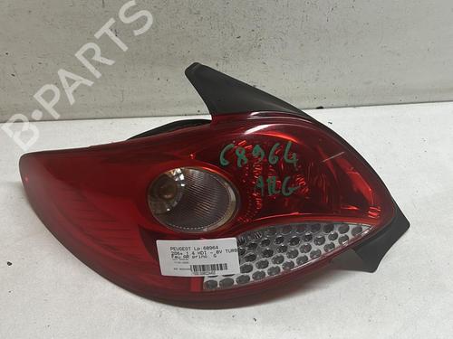 Used Left taillight PEUGEOT 206+ (2L_, 2M_) 1.4 HDi eco 70 (68 hp) 18207300