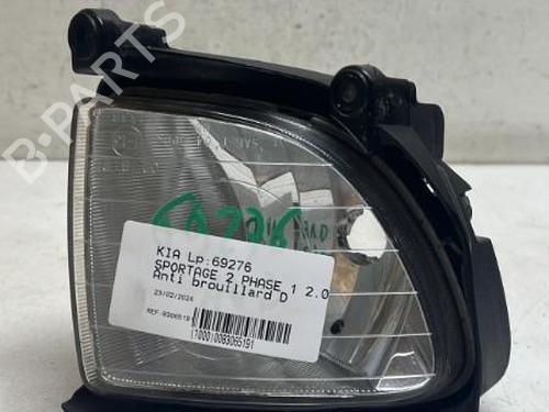 Used Right front fog light KIA SPORTAGE II (JE_, KM_) 2.0 CRDi (113 hp) 18229770