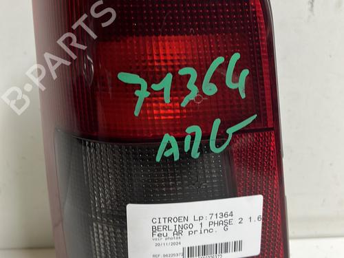 Used Left taillight CITROËN BERLINGO / BERLINGO FIRST MPV (MF_, GJK_, GFK_) 1.6 16V (MFNFU) (109 hp) 21489012