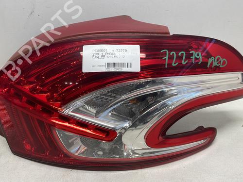 Used Right taillight PEUGEOT 208 I (CA_, CC_) 1.4 HDi (68 hp) 24401585