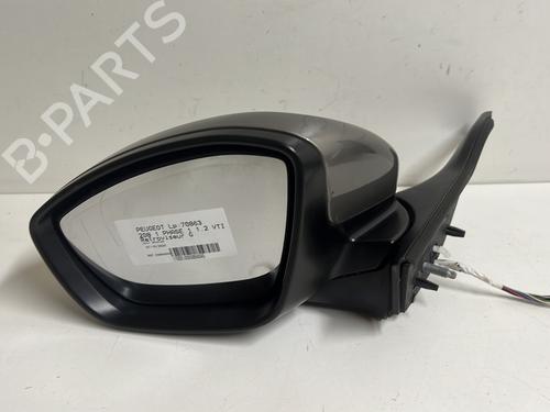 Used Left mirror PEUGEOT 208 I (CA_, CC_) 1.2 VTI 82 (82 hp) 20210786