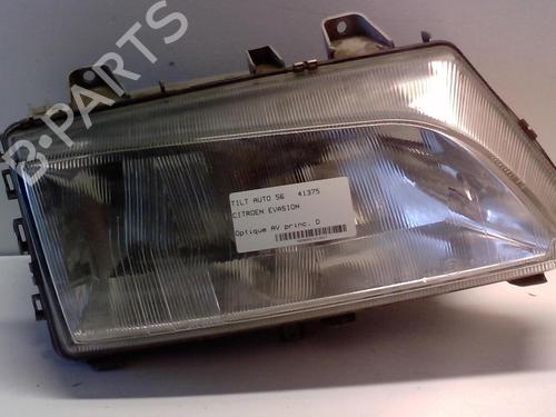 Used Right headlight CITROËN EVASION MPV (22, U6) 2.0 HDI (109 hp) 18219317