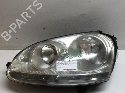 Used Left headlight VW GOLF V (1K1) 1.9 TDI (105 hp) 18207677