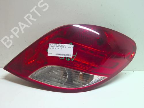Used Right taillight PEUGEOT 207 (WA_, WC_) 1.6 HDi (90 hp) 18213841