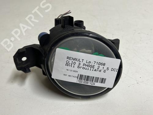 Used Left front fog light RENAULT CLIO III (BR0/1, CR0/1) 1.5 dCi (C/BR0G, C/BR1G) (68 hp) 22360504