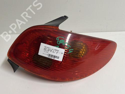 Used Right taillight PEUGEOT 206 Hatchback (2A/C) 1.4 i (75 hp) 19134133