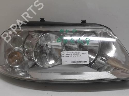 Højre forlygte VW SHARAN (7M8, 7M9, 7M6) 1.9 TDI (115 hp) 18211364