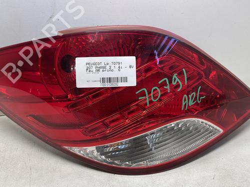 Used Left taillight PEUGEOT 207 (WA_, WC_) 1.4 (73 hp) 24401591