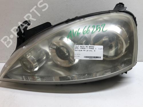 Used Left headlight Left headlight OPEL CORSA C (X01) 1.2 (F08, F68) (75 hp) 18219919 18219919