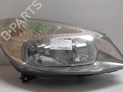 Used Right headlight RENAULT SCÉNIC II (JM0/1_) 1.9 dCi (JM0G, JM12, JM1G, JM2C) (120 hp) 18218419