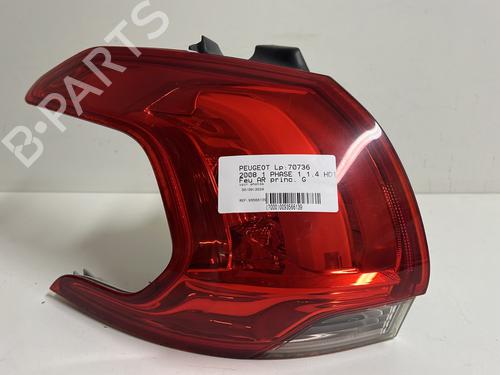 Left taillight PEUGEOT 2008 I (CU_) 1.4 HDi | BP20173201C34 