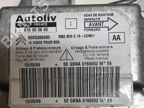 ECU airbags CITROËN C4 Picasso I MPV (UD_) 1.6 HDi | BP18220000M53 
