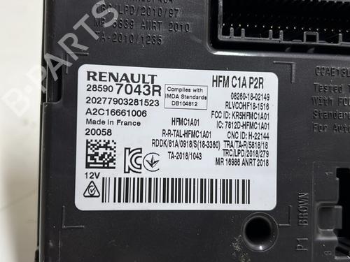Used Electronic module Electronic module RENAULT CAPTUR II (HF_) TCe 100 (HFMT) (101 hp) 21488940 21488940