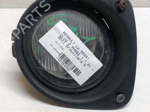 Used Left front fog light Left front fog light RENAULT CLIO II (BB_, CB_) 1.4 (B/CB0C, B/CB0S) (75 hp) 18210399 18210399