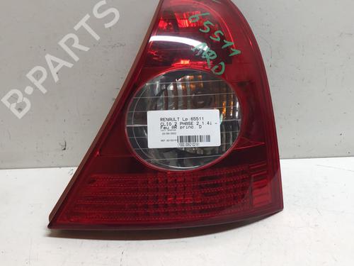 Høyre baklys RENAULT CLIO II (BB_, CB_) 1.4 16V (B/CB0P, BB13) (98 hp) 18223644