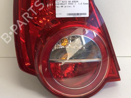 Used Left taillight CHEVROLET AVEO / KALOS Hatchback (T250, T255) 1.2 (84 hp) 18210869