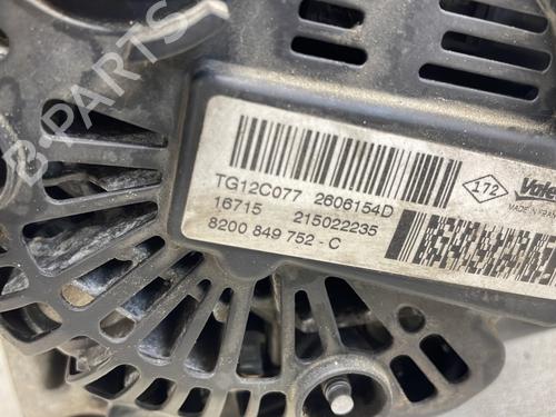 Used Alternator Alternator RENAULT SCÉNIC III (JZ0/1_) 1.2 TCe (JZ16) (132 hp) 27162048 27162048