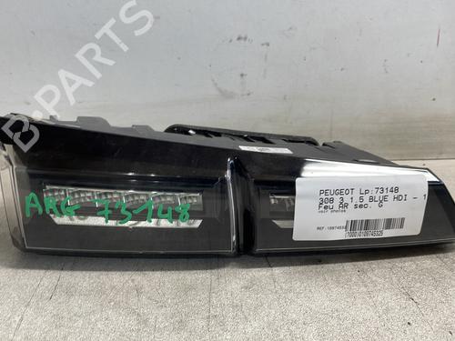Used Left tailgate light PEUGEOT 308 III (FB_, FH_, FP_, F3_, FM_) BlueHDi 130 (FBYHZL, FBYHZT) (131 hp) 27637707