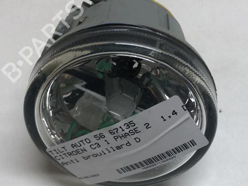 Højre Foran Tågelygte CITROËN C3 I (FC_, FN_) 1.4 HDi | BP18226691C31 