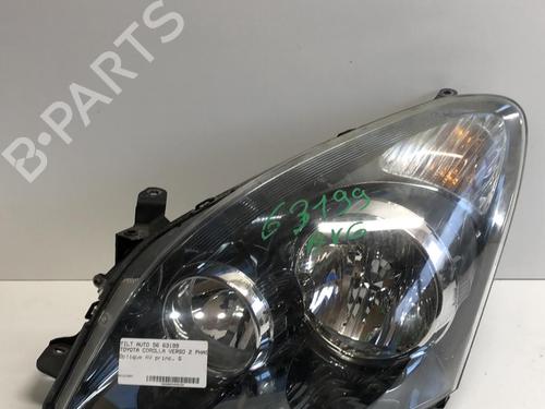 Left headlight TOYOTA COROLLA Verso (ZER_, ZZE12_, R1_) 2.2 D-4D (AUR10_, AUR10R) | BP18227866C28 