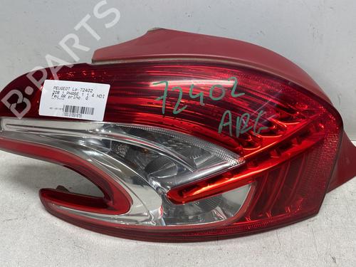 Used Left taillight PEUGEOT 208 I (CA_, CC_) 1.4 HDi (68 hp) 25924364
