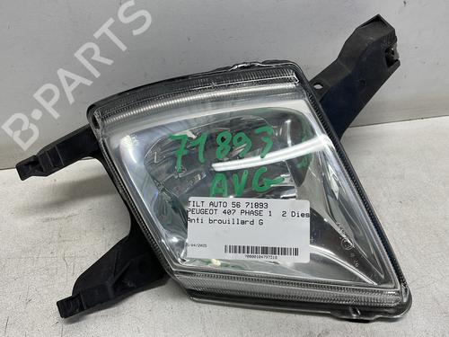 Used Left front fog light PEUGEOT 407 (6D_) 2.0 HDi 135 (6DRHRH, 6DRHRE, 6DRHRG, 6DRHRJ) (136 hp) 25046403