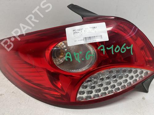 Used Left taillight PEUGEOT 206+ (2L_, 2M_) 1.4 i (73 hp) 23852206