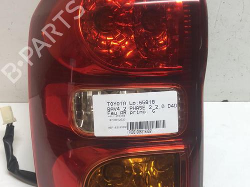 Used Left taillight TOYOTA RAV 4 II (_A2_) 2.0 D 4WD (CLA20_, CLA21_, CLA20R, CLA21R) (116 hp) 18216983