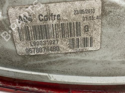 Left tailgate light PEUGEOT 2008 I (CU_) 1.6 HDi | BP23762559C79 