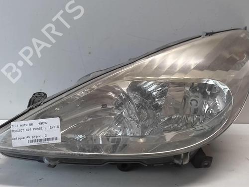 Used Left headlight PEUGEOT 607 (9D, 9U) 2.2 HDi (133 hp) 18212140