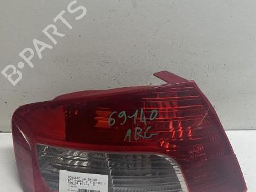 Used Left taillight PEUGEOT 407 (6D_) 1.6 HDi 110 (6D9HZC, 6D9HYC) (109 hp) 18222455