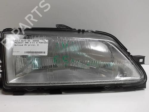 Højre forlygte PEUGEOT 306 Hatchback (7A, 7C, N3, N5) 1.9 D (68 hp) 18209276