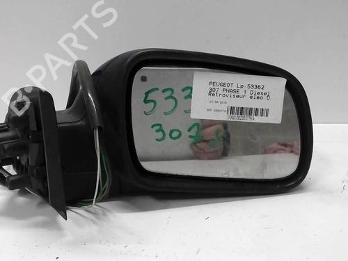 Right mirror PEUGEOT 307 (3A/C) 2.0 HDi 90 | BP18219163C27 