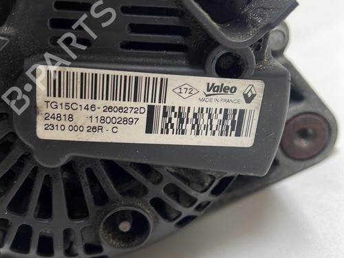 Alternator RENAULT KANGOO Express (FW0/1_) 1.5 dCi 75 (FW07, FW10, FW04) | BP24496198M7 