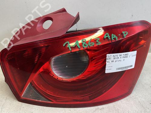 Used Right taillight SEAT IBIZA IV (6J5, 6P1) 1.4 TDI (80 hp) 25037441