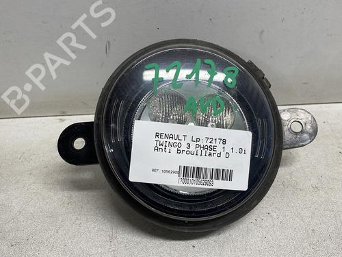 Used Right front fog light RENAULT TWINGO III (BCM_, BCA_) 1.0 SCe 70 (BCMB) (69 hp) 25716167