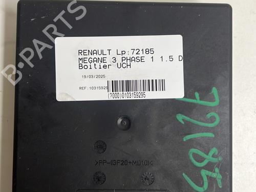 Used Fuse box Fuse box RENAULT MEGANE III Hatchback (BZ0/1_, B3_) 1.5 dCi (BZ0C) (90 hp) 24426087 24426087