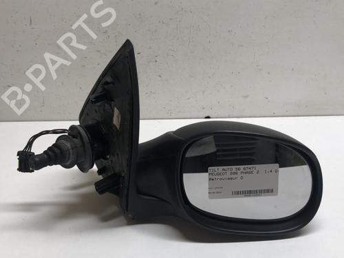 Retrovisor derecho PEUGEOT 206 Hatchback (2A/C) 1.4 HDi eco 70 (68 hp) 18212913