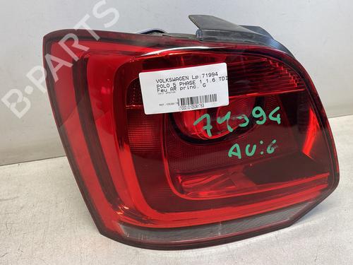 Used Left taillight VW POLO V (6R1, 6C1) 1.6 TDI (90 hp) 25221761