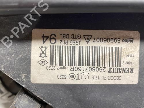 Left headlight RENAULT SCÉNIC III (JZ0/1_) 1.6 dCi (JZ00, JZ12) | BP30882838C28