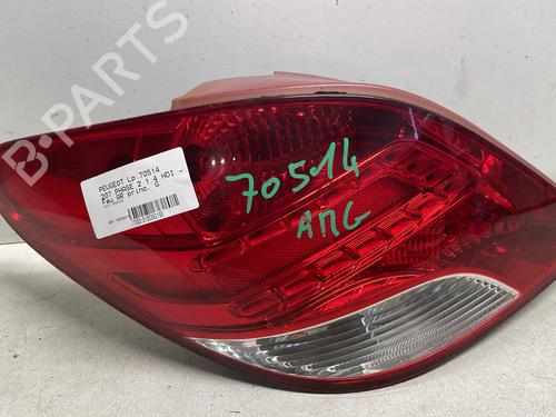 Used Left taillight PEUGEOT 207 (WA_, WC_) 1.4 HDi (68 hp) 25468041