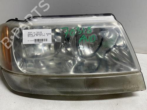 Højre forlygte JEEP GRAND CHEROKEE II (WJ, WG) 2.7 CRD 4x4 (163 hp) 23402801