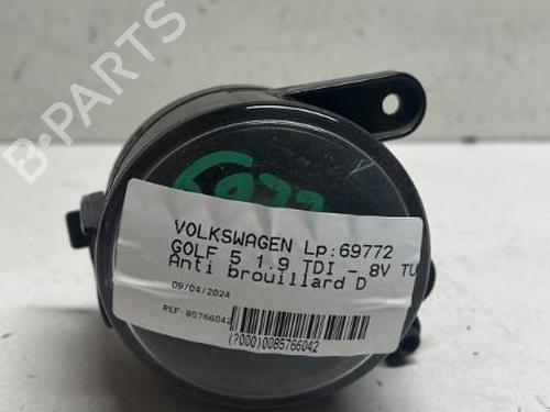 Højre Foran Tågelygte VW GOLF V (1K1) 1.9 TDI (90 hp) 18222436