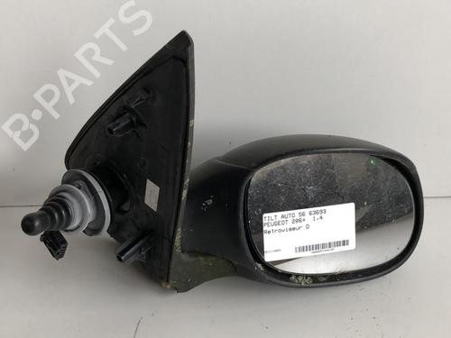 Right mirror PEUGEOT 206+ (2L_, 2M_) 1.4 HDi eco 70 | BP18208497C27