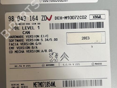 Radio PEUGEOT 208 I (CA_, CC_) 1.4 HDi | BP18332448E6 